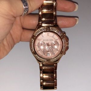 Women’s rose gold Michael Kors watch
